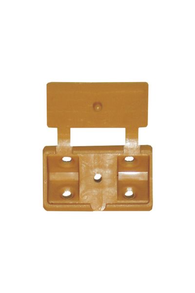 flores Plastic corner with cover for countertop attachment, brown, 4 pcs / set
