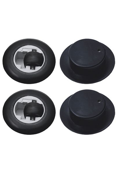 flores Furniture support, with Ø 20 mm wheel, 4 pcs / set
