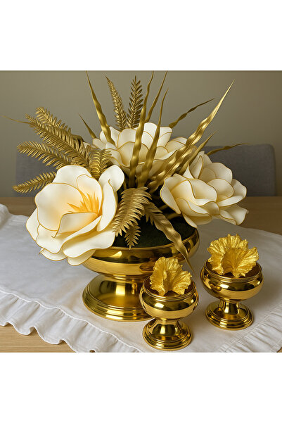 essacraft EVA LUXURY ARRANGEMENT GOLD 3 PIECE-MDL10 (OGLINDA NU ESTE INCLUSĂ.)