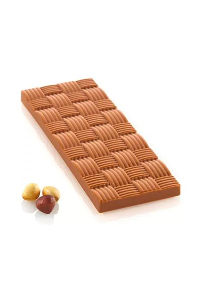 silikomart Tritan mold for chocolate bars, Chocado Riga-T, 4 cavities