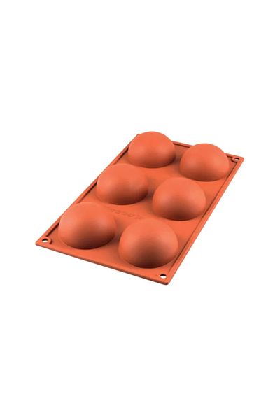 silikomart Silicone mold, Half Sphere Sf002, 6 cavities