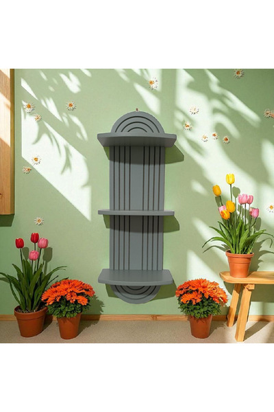 Bozkar Ahşap Wall Shelf