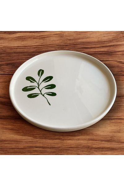 Nokta Breakfast Set 6 Persons Tokyo Series Olive Branch 6 Pieces 20cm