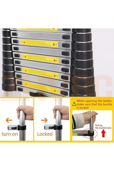 Keen 11-step telescope tube ladder, 3.2 meters long