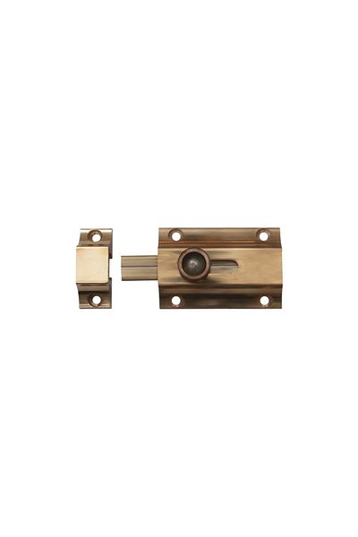 flores Automatic brass cupboard latch, gold, 50 mm