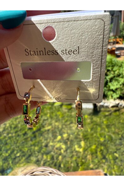 VioletTR Dorika Gold Küpe