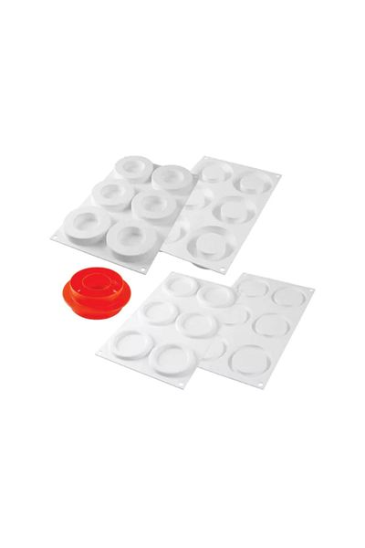 silikomart Forma din silicon, Kit The Ring, 6 cavitati