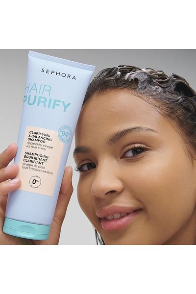 SEPHORA COLLECTION Clarifying & Balancing Shampoo – Apple Cider Vinegar Detox Cleanser, 250 ml