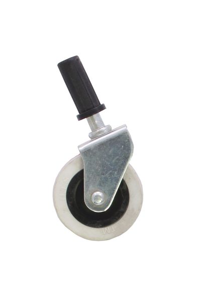 flores Furniture wheel with stem, Ø 50 x 17 mm, stem Ø 8 x 30 mm