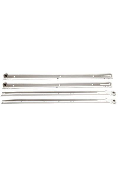 flores Drawer runner set with rollers, white, 300 mm