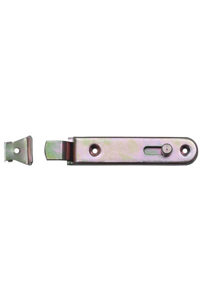 flores Tilted latch for wardrobe, brass color, 80 mm