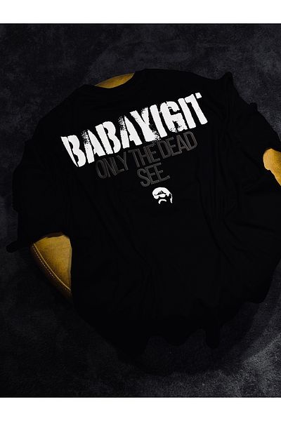 Spark Collection Babayigit (Only The Dead See) 100% βαμβακερό μπλουζάκι με λαιμόκοψη με λαιμόκοψη