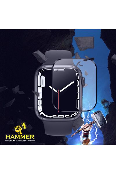 Hammer Hammer Watch Protector 3 in 1 49mm First and Second Edition Anti-shatter and Anti-fingerprint Self-Adhesive Transparent