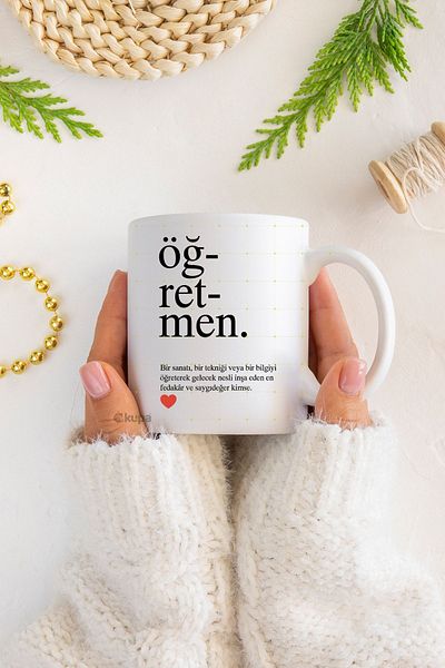 ÇELİKLER HEDİYE Teacher Printed Mug