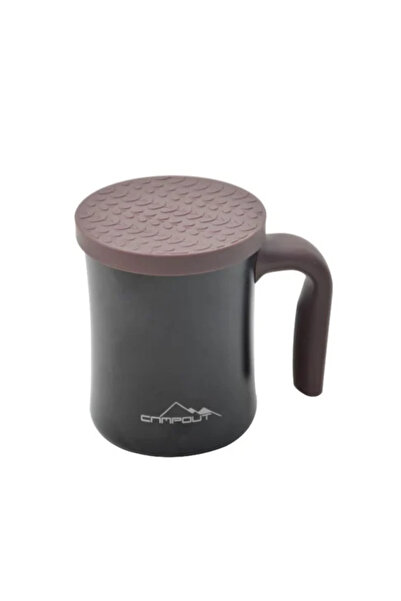 CAMPOUT DOUBLE LAYER THERMOS MUG BLACK