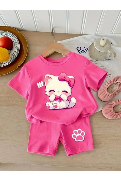 MESCHAIN Children's Clothing Bottom-Top Set