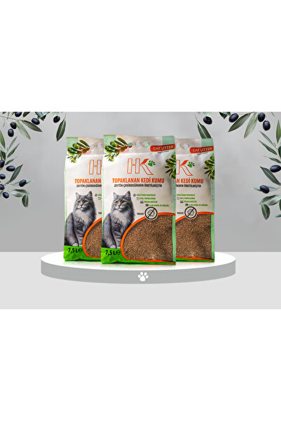 HK Cat Litter | Zeytin Çekirdeğinden Üretilen %100 Doğal Aktif Karbonlu Kedi ...