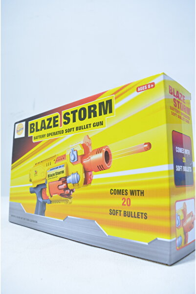 Generica مسدس بلاي ستورم للأطفال يعمل بالبطارية مع 20 طلقة ناعمة، مناسب لعمر ...