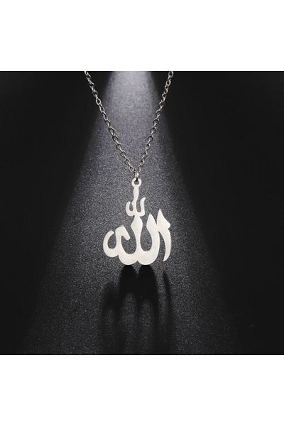 Viking Religious Letter Symbol Retro Design Stainless&Tarnish Free 316L Steel Necklace