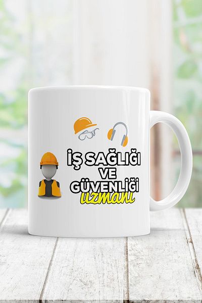 ÇELİKLER HEDİYE Occupational Health and Safety Expert Printed Mug