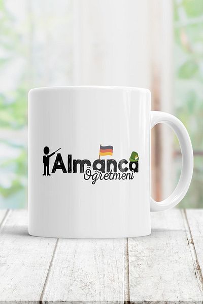 ÇELİKLER HEDİYE German Teacher Printed Mug