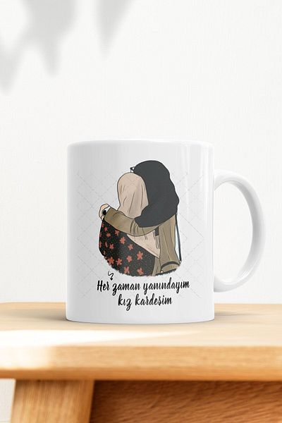 ÇELİKLER HEDİYE Always There for My Sister Printed Mug