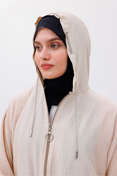 Quen Women's Oversize Zipper Cap