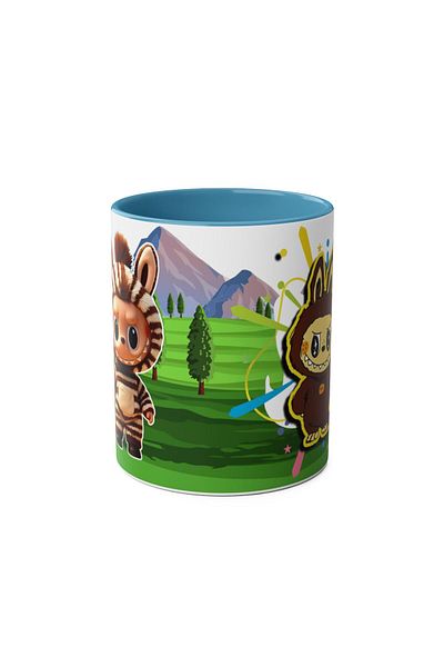 DUBLEMETRE Cute Characters Printed Mug