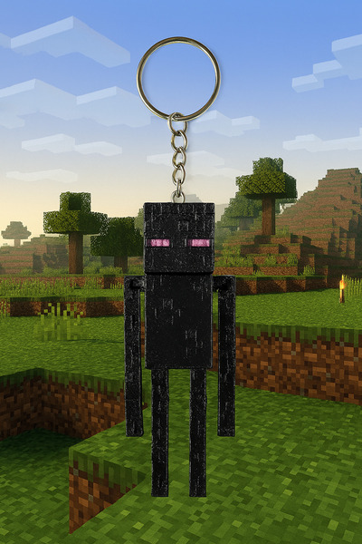 Store Minecraft Enderman Figür Anahtarlık ve Çanta Charmı - 10CM