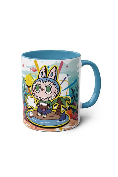 DUBLEMETRE Cute Characters Printed Mug