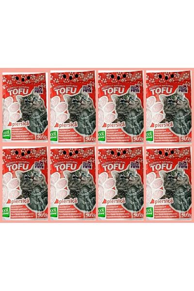 MON PETIT AMI Pachet 8 x Nisip pentru pisici Mon Petit Ami Tofu PIERSICA 5L