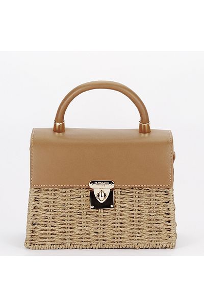 Flora&Co Paris Paper Straw Crossbody Bag C1057 15