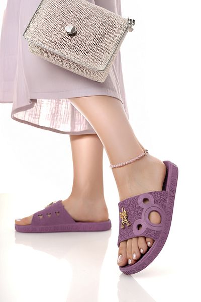 Modafırsat Women's Slippers Non-Slip Waterproof Stylish Home Out Beach Summer Daily Slippers