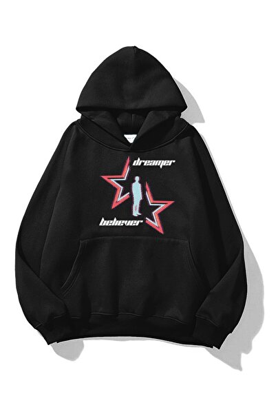 Tarzsokak سويت شيرت Dreamer Believer للجنسين باللون الأسود