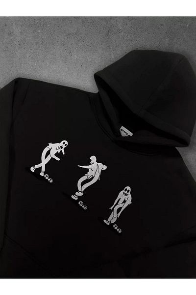 Kalic Studio Cupla Unisex Mercury Ghostmane Sweatshirt Black