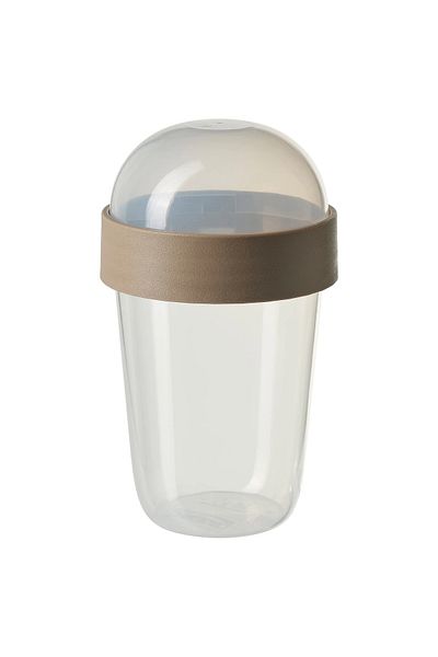 IKEA Splıtterny Snack Container Light Grey-Brown 300 ml 30586293