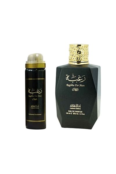 lattafa Raghba for Men – parfum & deodorant pentru bărbați 100 ml + 50 ml