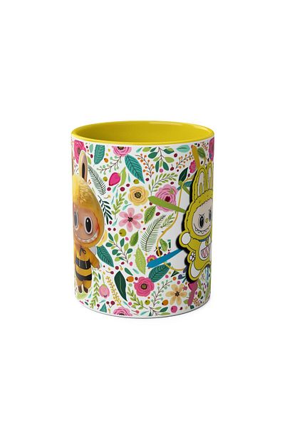 DUBLEMETRE Cute Characters Printed Mug