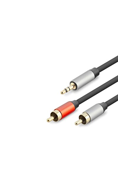 Leyaton Lwlhmrs-Ieg Ieg ™   3.5 mm to 2Rca Cable 2Line Gold 1.5m Black Hdx1073