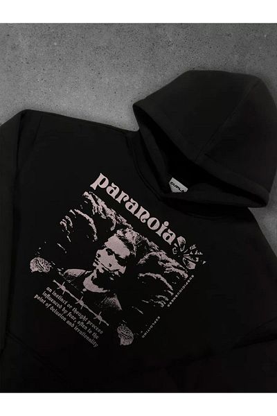Kalic Studio Cupla Unisex Paranoia Sweatshirt Black
