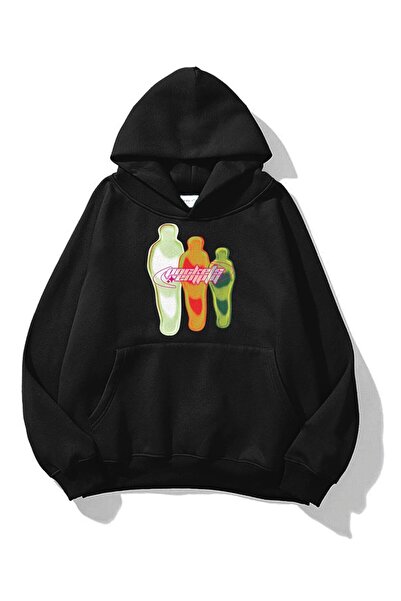 Tarzsokak Унисекс суитшърт с празни джобове, цвят Siyah