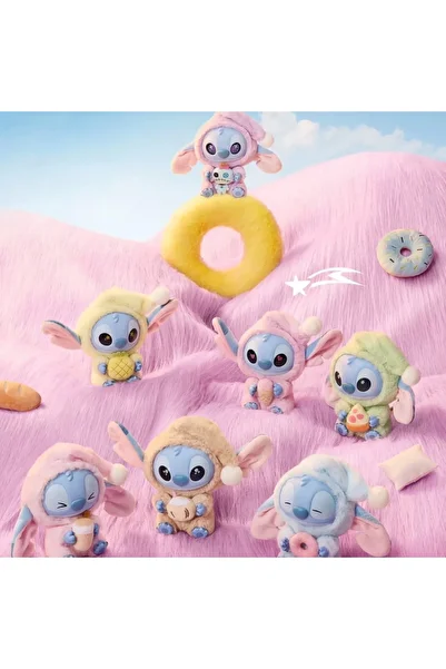 Miniso Labubu Stitch Eat Something before Sleep Series