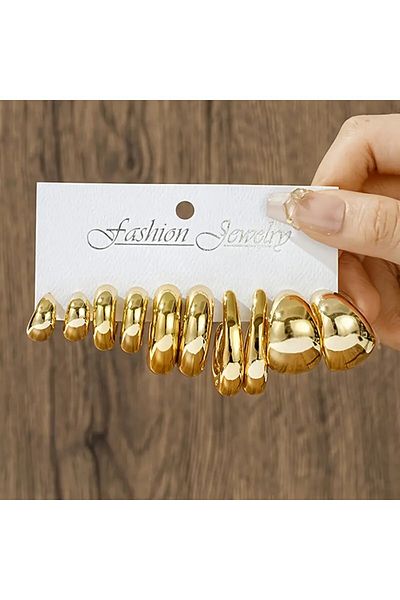Perry Accesories 20 Earrings Multiple Bombbe Earringswomen Gold Earrings Bottega Earrings Drop Earrings Hoop Earrings 20Pcs