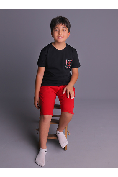 Baby Eflee Erkek Çocuk Tişört Şort Takımı – %100 Pamuklu Yazlık Kombin | Günl...
