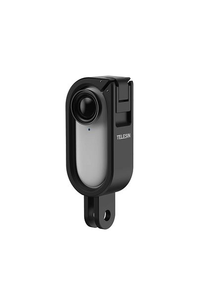 TELESIN Branded mounting frame for Insta 360 GO 2 camera, black color