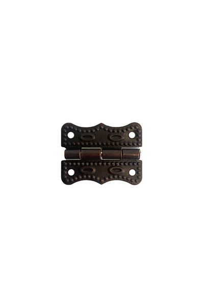 DSYapıAksesuar Papatya Backgammon Hinge Furniture Box Hinge (Bronze) (4 Pcs) (Width: 3cm Length: 2cm)