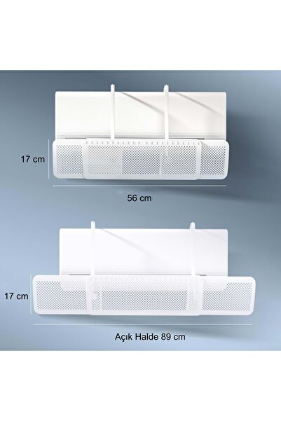 Triline Split Klima Çarpma Önleyici Hava Kalkanı Ayarlanabilir Delikli Klima Siperliği Aparatı
