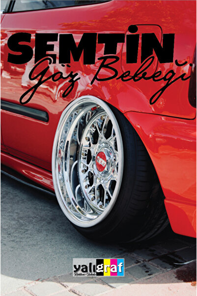 Yalıgraf Reklam Tabela ملصق سيارة من سيمتين جلاك بيبول، مقاس 20 × 8.6 سم