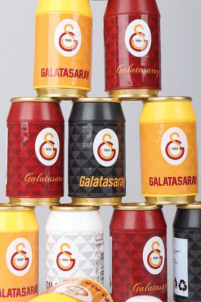 Galatasaray "Dekomus Pocket Notebook with Gift" Licensed "One Piece" Coke Design Pencil Sharpener with Eraser