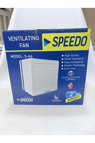 SPEEDO VENTILATION EXHAUST FAN 6 INCH